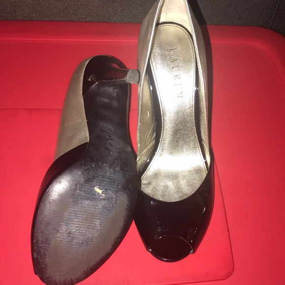 Ralph Lauren open toe heels - Picture 6 of 6